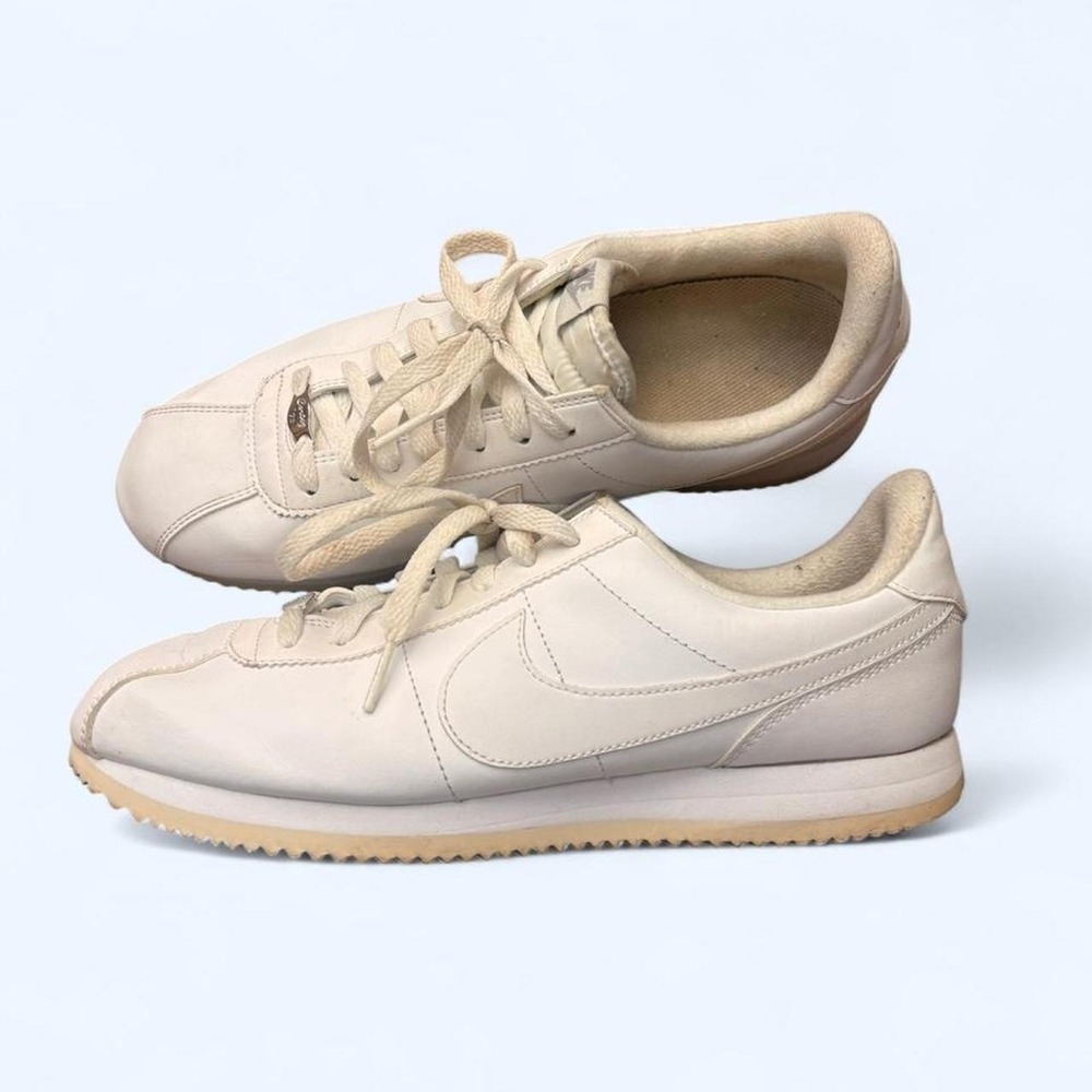 Nike Cortex Basic SL 2015 Womens Triple White Leather Lifestyle Trainers